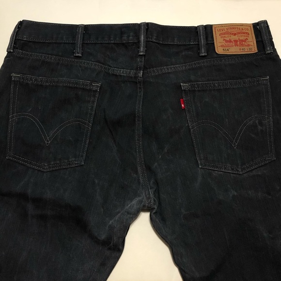 Levi’s 514 | Men’s Grey Slim Straight Jeans - Picture 3 of 5